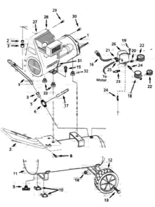 Page A Diagram and Parts List for WL605100  Campbell Hausfeld Compressor